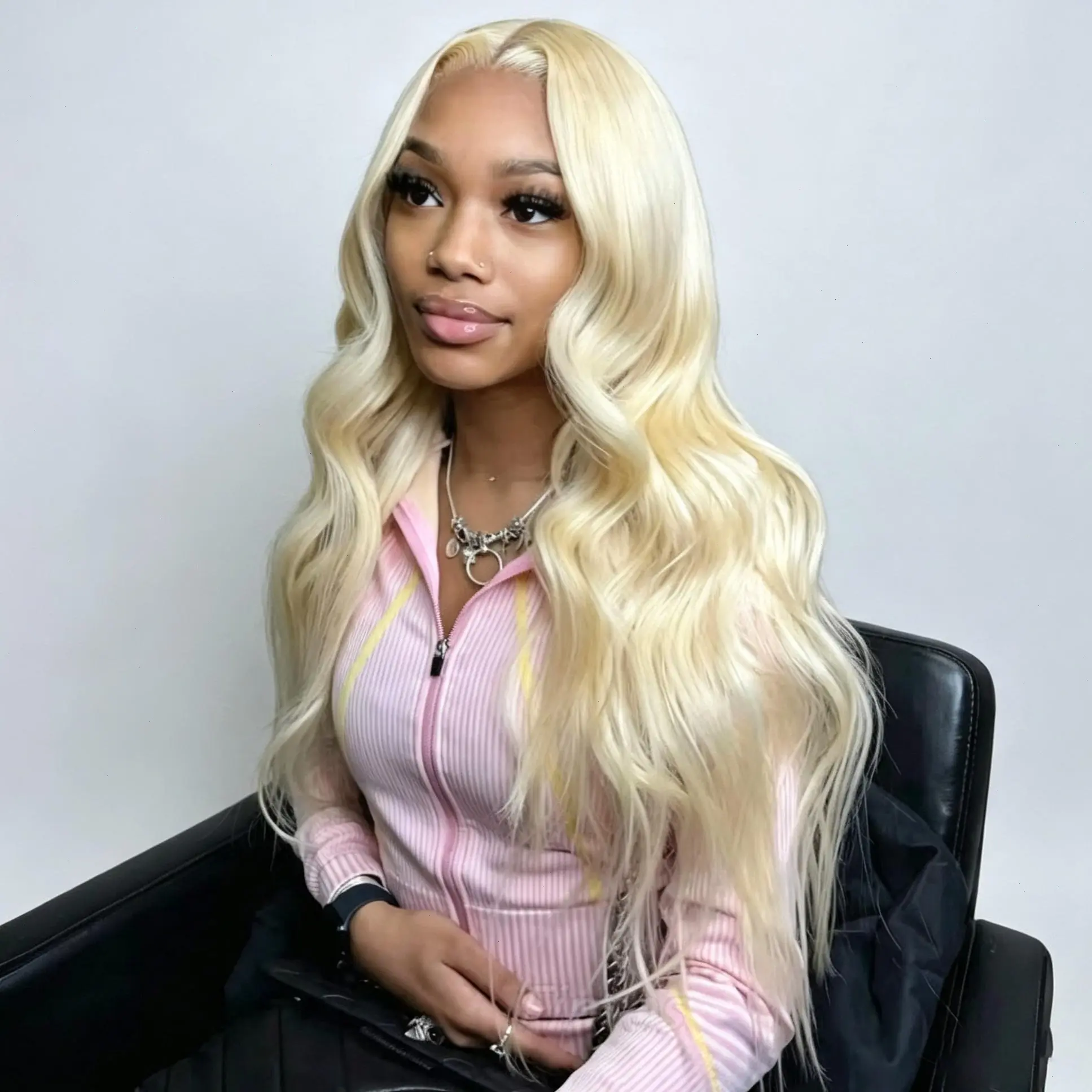 Tuneful 613 Blonde Lace Frontal Wig Human Hair 180% Density Body Wave Human Hair Lace Front Wigs for Black Women Natural Hairline With Baby Hair
