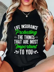 100% Cotton Insurance Advisor Life Insurance Broker Insurance Agent T-Shirt