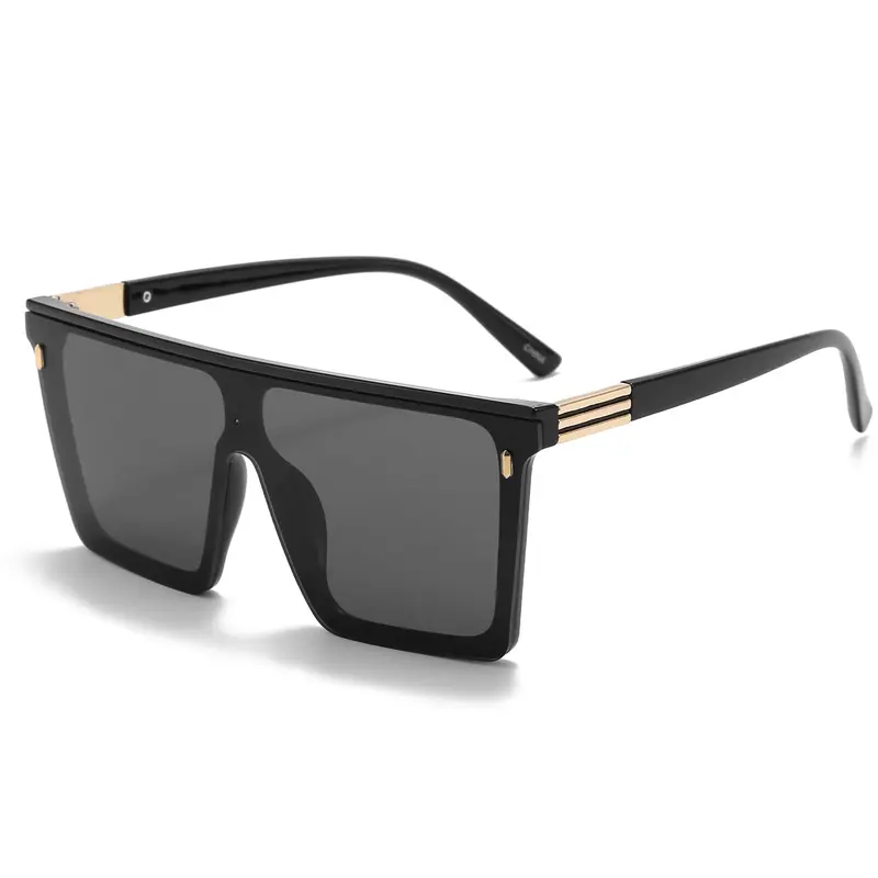 Dollger Square Oversized Sunglasses for Women Men Trendy Fla  display picture 3