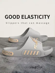 Unisex Comfortable Eva Anti-Slip Slippers, Simple Fashion Design, All-Season Home Beach Travel, Casual Style, Slide