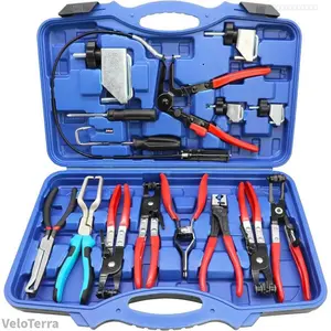 Comprehensive Hose Clamp Pliers Set - Includes Electrical Disconnect Tools for Automotive Coolant, Radiator, Heater, and Water Line MaintenanceVeloTerraFFSummitSupply7