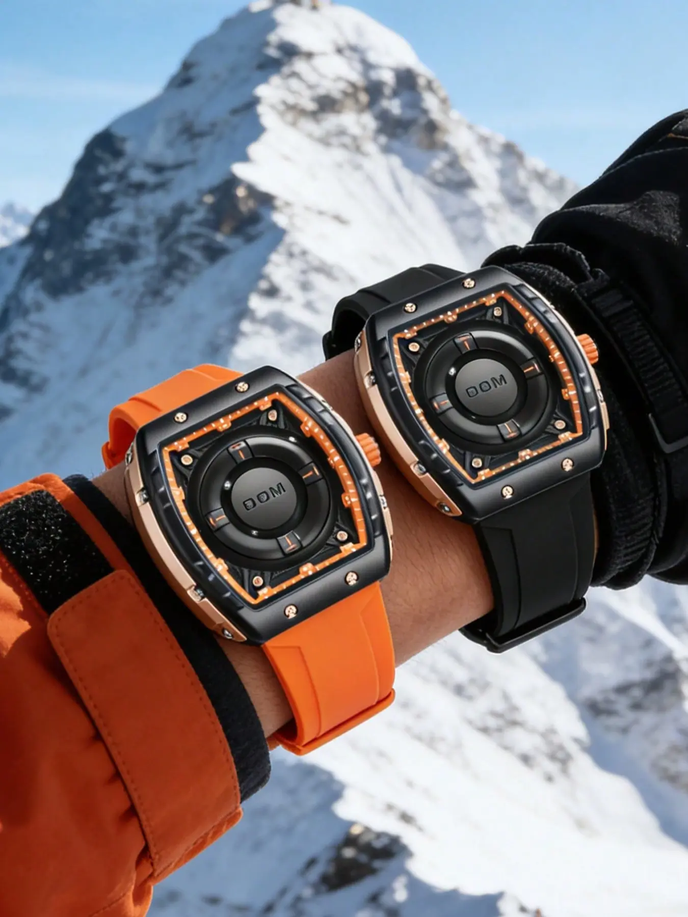 Men's Automatic Watch, Large Dial, Japanese Movement, Magnetic Suspension, Waterproof Sport Style, Durable Punk Fashion, Perfect Gift, Quartz Analog Watch, Water Resistant Wristwatch
