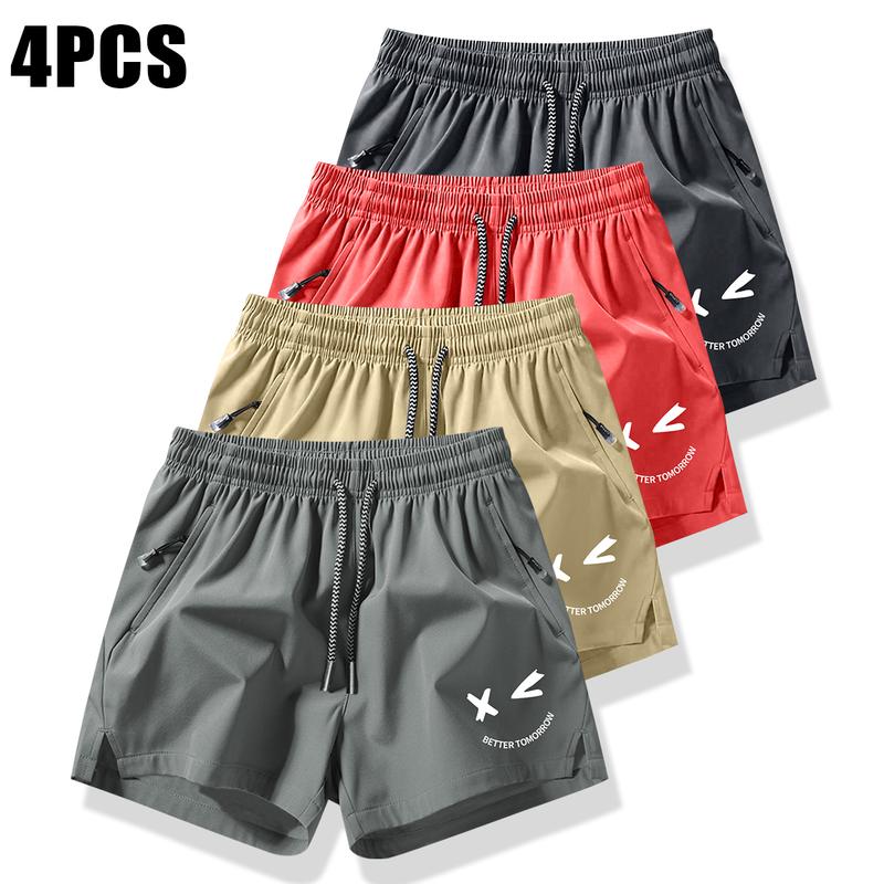 Men's shorts with drawstring waistband, made from lightweight polyester fabric, featuring pockets, perfect for beach or outdoor activities, everyday wear shorts | Drawstring Waist Shorts | Lightweight Shorts Men's shorts with drawstring waistband, made from lightweight polyester fabric, featuring pockets, perfect for beach or outdoor activities, everyday wear shorts | Drawstring Waist Shorts | Lightweight Shorts