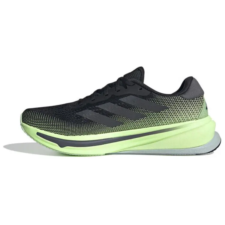Adidas Supernova Rise Black Green Spark' Durable Non-slip Low Top Running Shoes Men's IG5846