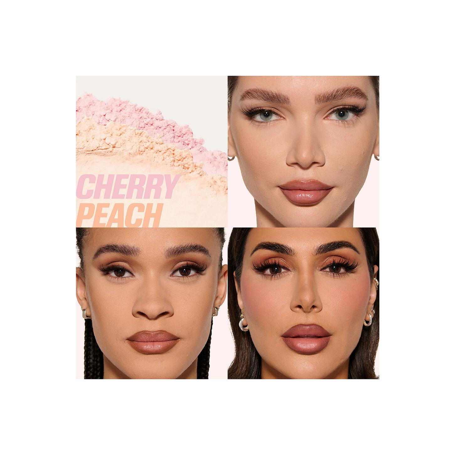 Huda Beauty Easy Bake Loose Powder Duo in Cherry Peach