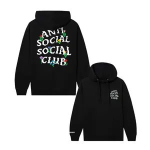 ASSC Pixel Effect Classic Unisex Hoodie Gildan Vintage Gothic Graphic Cotton Poly Hooded Sweatshirt for Womenswear Tops