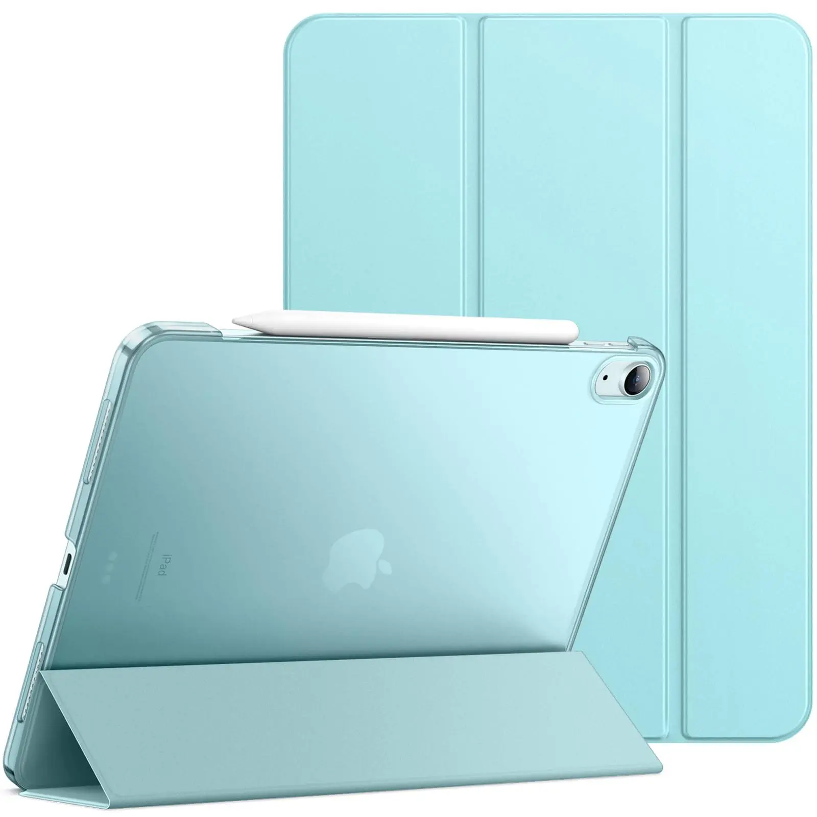 JETech Case for iPad Air 13-Inch M4/M3/M2 (2026/2025/2024), Slim Stand Hard Back Shell Smart Cover with Auto Wake/Sleep