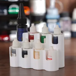 1pc Miniature Paint Bottle Holder - Compatible with Vallejo, AK Interactive, Scale75 & Army Painter Brands, Organizer for Small Paint Bottles, Ideal Halloween & Christmas Gift for Artists and Hobbyists