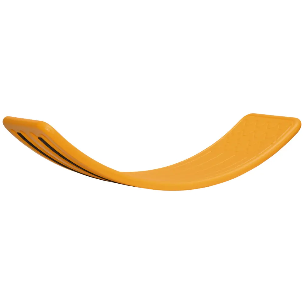 Qaba Kids 32" Balance Board, Wobble Board for Kids / Toddlers, Curvy Rocker Board, Preschool Learning Montessori Waldorf Toy for Ages 3-6 Years Old, Orange