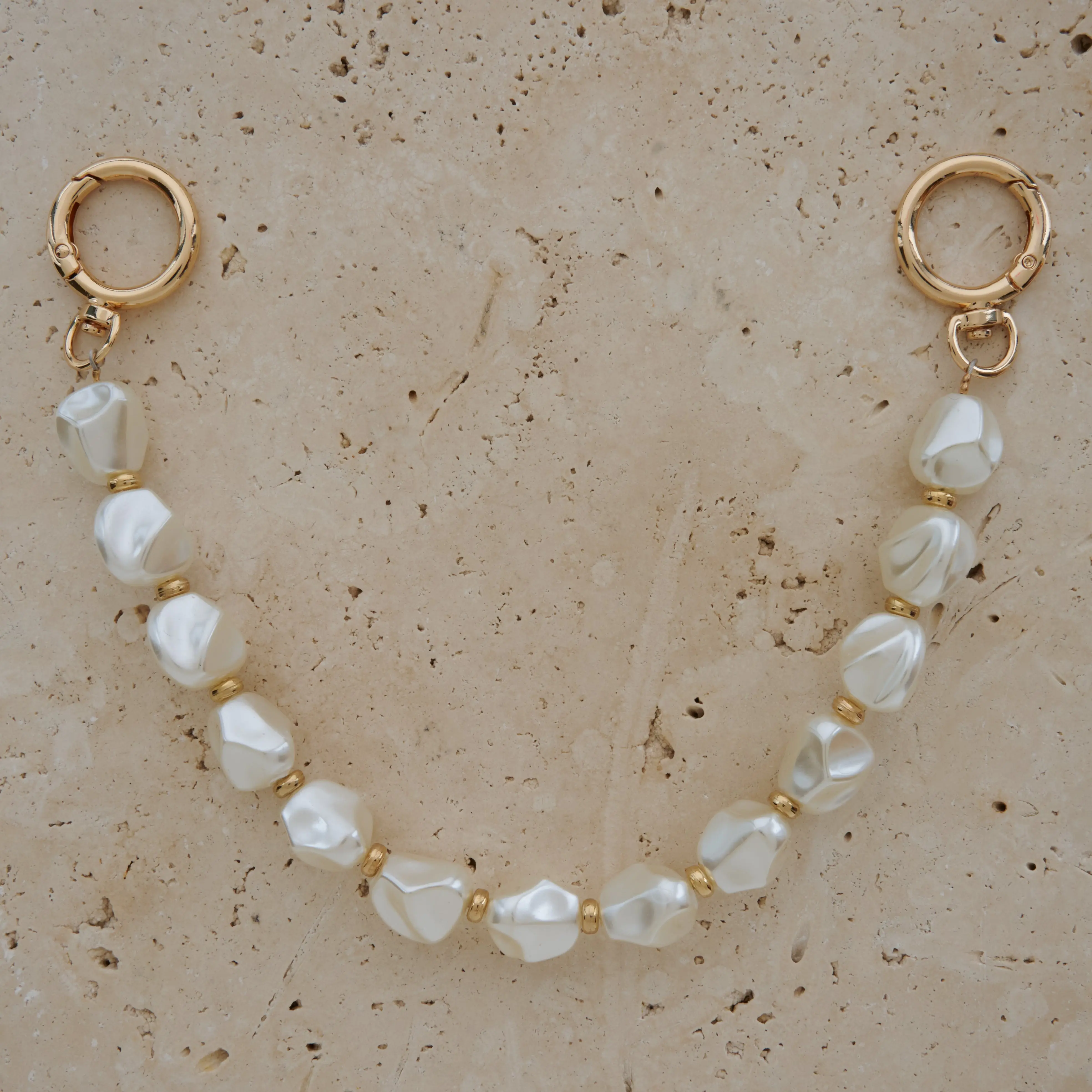 Claudia White Bag Charm