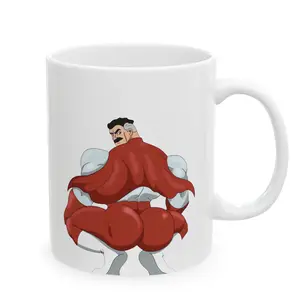 Invincible Comic Hero Coffee Mug, Superhero Funny Mug, Animated Series Meme Drinkware, Gift for Teens, Adult, Comic Fans.