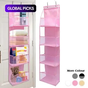 Door Hanging Storage Bag, 1 or 2 Count Multi-Layer Clothes Storage Organizer for Closet, Fabric Vertical Space-Saving Wardrobe Organizer #GLOBAL PICKS