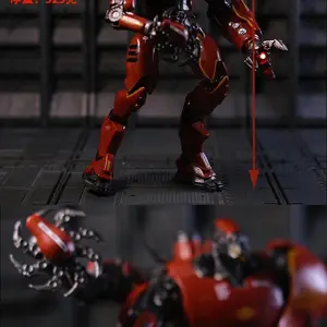 Pacific Rim Anime Figure Deluxe Light Edition Crimson Typhoon Light Action Figures Decoration Christmas Gift For Kids Toys