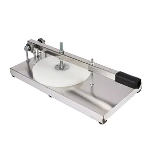 Yokoma 9.5Inch Household Pizza Dough Pastry Manual Press Machine - Hand Operated Dough Press for Home Pizza & Baking Making