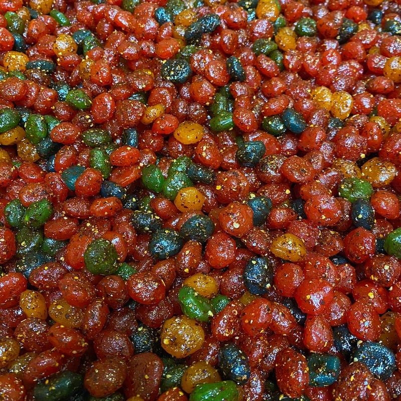 GUSHERS SUPREME !  7oz pouch with the most original spicy , sweet twist ever given to deliciousness.