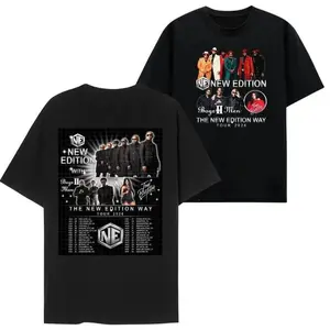 New Edition Tour 2026 Graphic T-Shirt, Boyz II Men & Toni Braxton Concert Shirt, The New Edition Way Tour Dates, Gift for Fans Top Womenswear