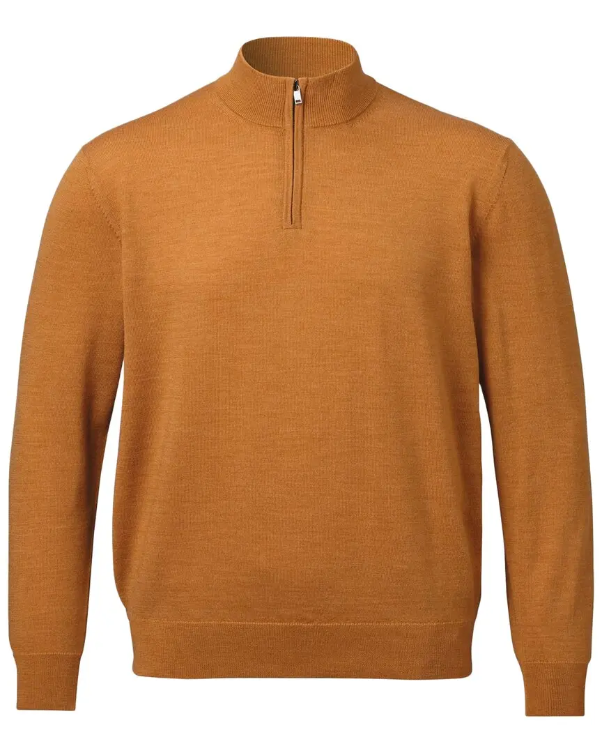 Charles Tyrwhitt  Merino Wool Zip Neck Sweater