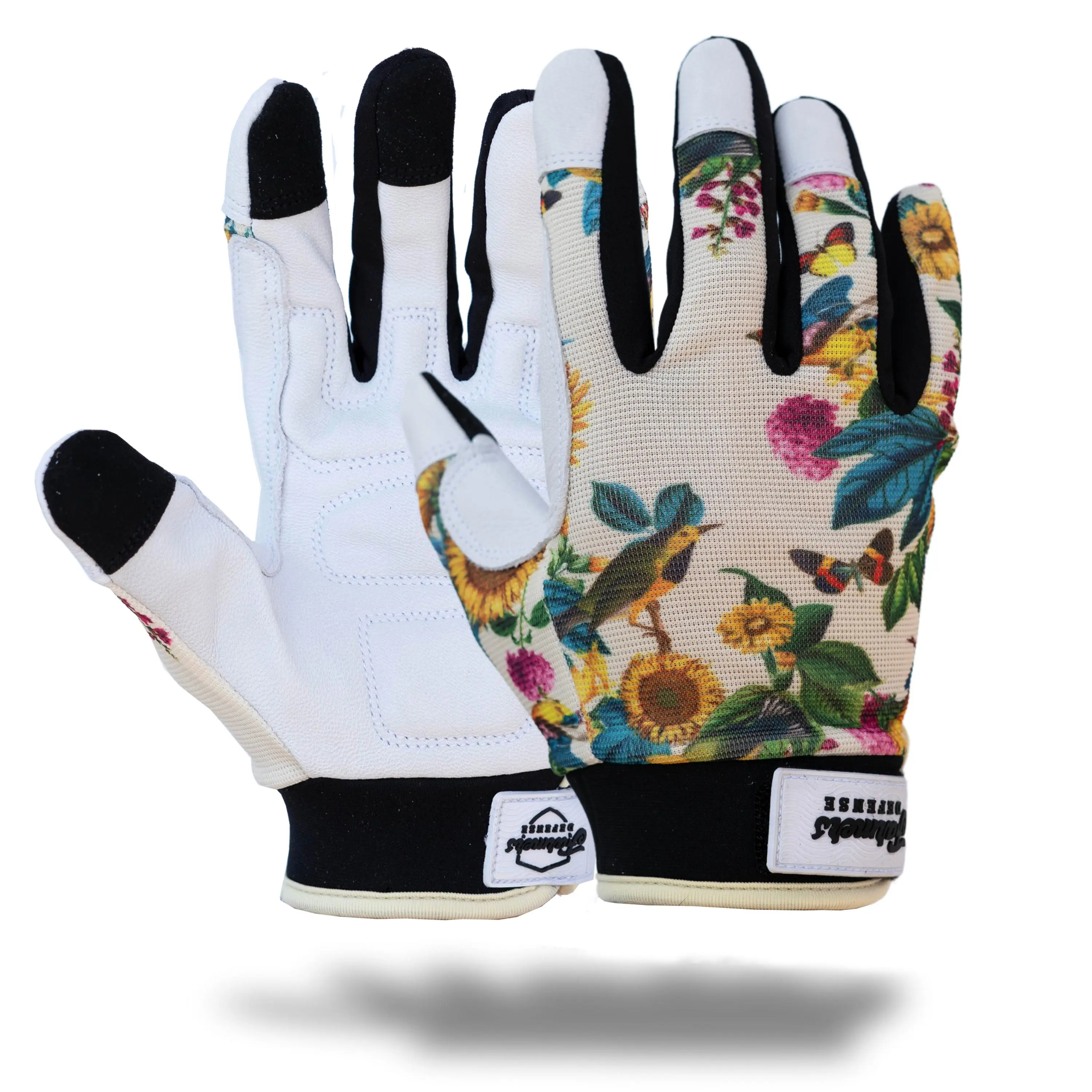 FARMER'S DEFENSE Leather Gloves | Thorn Proof & Puncture Resistant | Durable Grip, Breathable | Gardening, Landscaping, DIY - Garden Flower