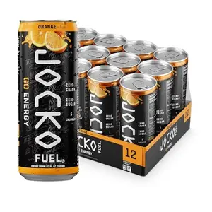 Jocko GO Afterburner Orange Drink - Keto, Vitamin B12, Vitamin B6, Electrolytes, L Theanine, Magnesium- Boost, Sugar Free Nootropic Monk Fruit Blend - 12 Pack - Packaging May Vary