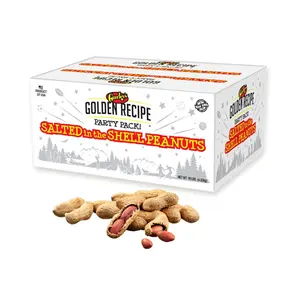 Gurley's In-Shell Fire Roasted & Salted Peanuts 10 lb Box - Protein Natural Snack for Events & Gatherings, Premium Fancy Jumbo Peanuts with Rich Flavor