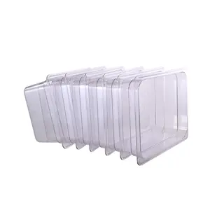 Hakka 1/2 Size 6-Pack Food Pan Half Size Clear Polycarbonate Food Pans 6" Deep Commercial Hotel Pans for Party, Restaurant, Hotel