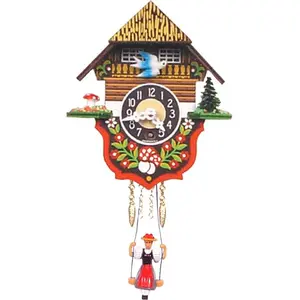 212 MAIN Engstler Wood-Made Quartz Battery-Operated Mini Clock - 166SQ Model by Alexander Taron, Home Decor Item, Decoration, 1-Year Warranty Eligible Gift Option