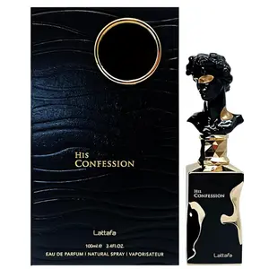 Lattafa His Confession Eau De Parfum For Men 100Ml 3.4Oz