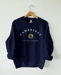 Cambridge United Kingdom Sweatshirt, Cambridge University, Cambridge shirt, Cambridge England, England Shirt, The Great Britain Crewneck Cotton Tops Crewneck Womenswear Underwear Cotton Tops Crewneck Womenswear Women