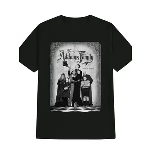 Men'S Casual Crew Neck T-Shirt, The Addams Family Weird Is Relative. Print Pattern Men'S Top, Men'S Gift