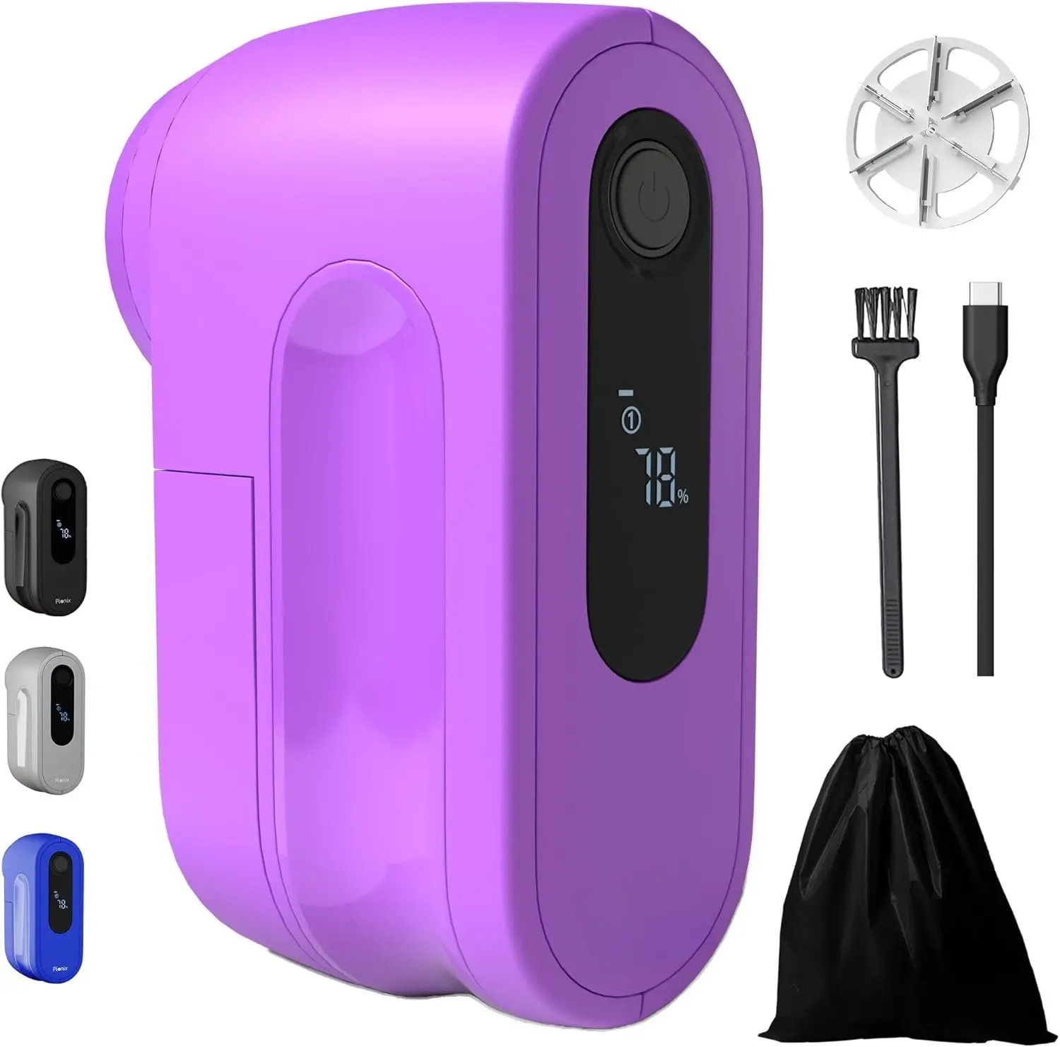 Fabric Shaver, Sweater Shavers to Remove Pilling, High-Perf Defuzzer, Rechargeable Electric Lint Shaver for Fuzz and Lint Balls from Clothing, Upholstery 2000mah  (Hot Purple)