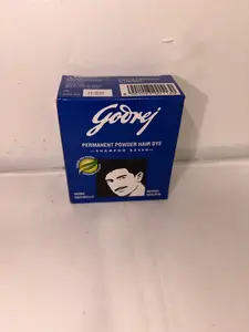 Godrej Permanent Powder Hair Dye – Natural Black Hair Color – Shampoo Based Hair Color