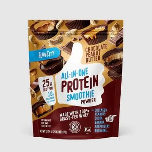 Chocolate Peanut Butter Protein Smoothie