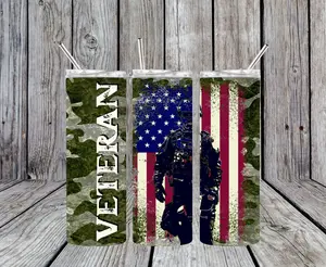 Veteran Camo Tumbler