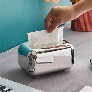 Chrome Tissue Box