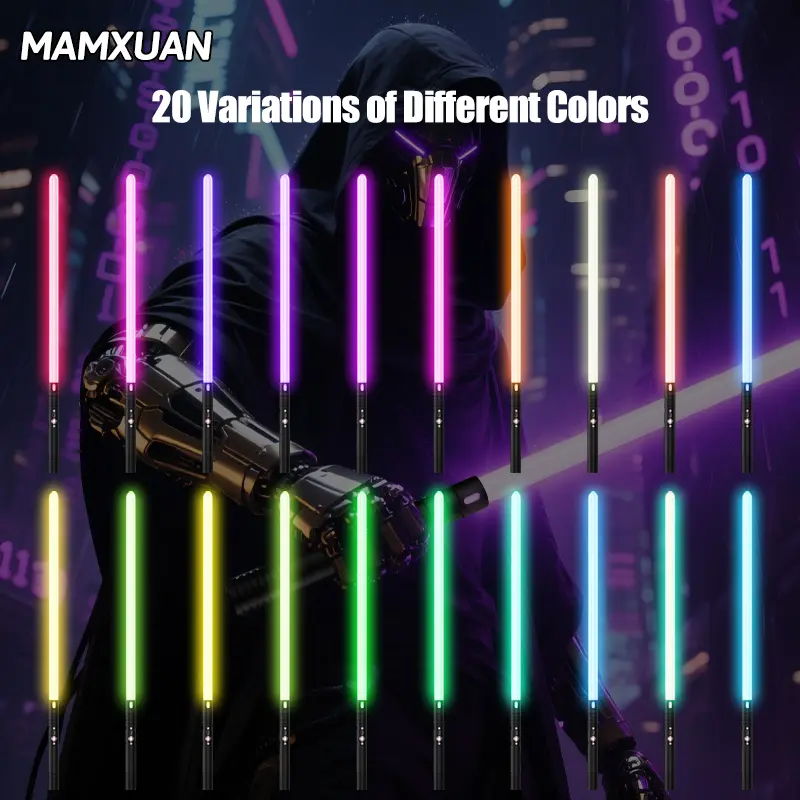 MAMXUAN,,Dueling Double Light Saber,Adult light saber,Metal Hilt