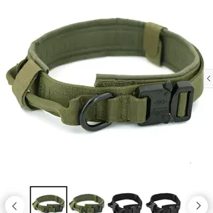 Military Grade Dog Collar - Durable 1000D Nylon with Magic Sticker & Quick Release Buckle, 3 Sizes Available in Multiple Colors - https://balancedchoicelifestylellc.com/products/dog-collar