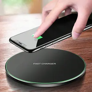 15W Fast Wireless Charger Pad, Ultra-thin Wireless Charging Station, Wireless Induction Charging Station for Samsung Galaxy S24 S23 S22 iPhone 15 14, Electronic