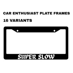 CAR ENTHUSIAST Plate Frames CAR ENTHUSIAST Plate Frames