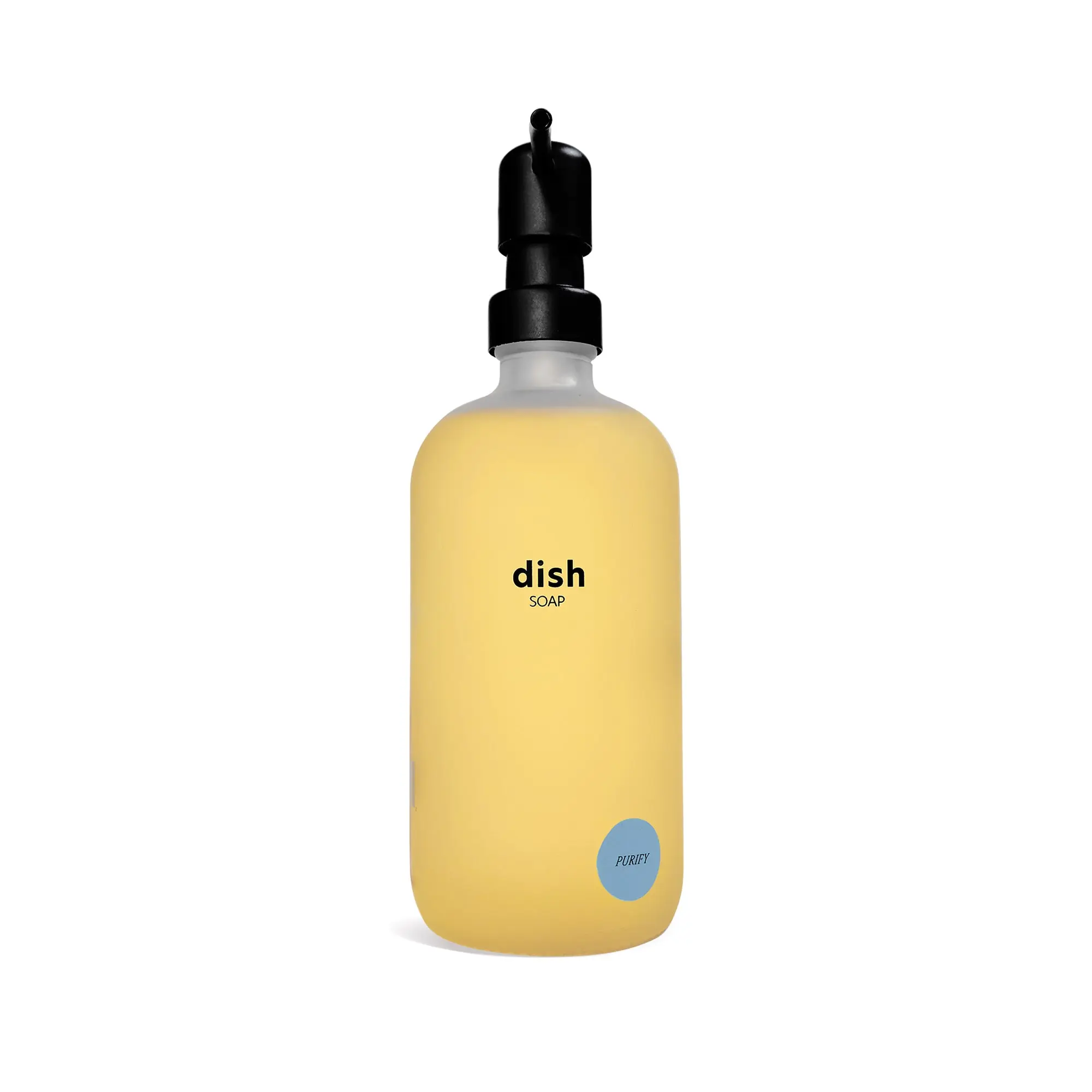 Everneat Ultra-Concentrated Dish Soap (Bloom) | Plant-Based, Cuts Grease, For Handwash + Dishwasher| Eco-Friendly, Refillable Glass Bottle (16oz)