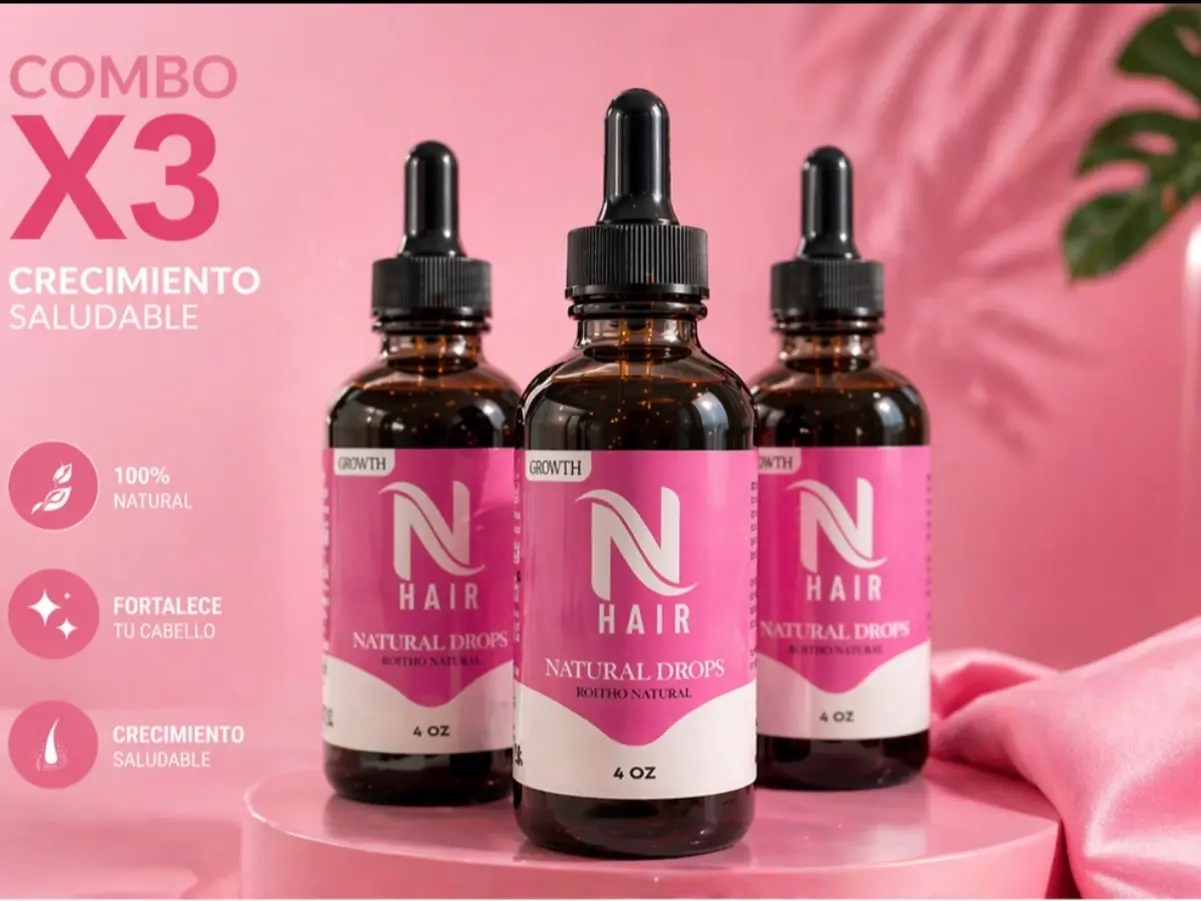 NhAir Trio Natural Coffee Drops Hair Growth Serum, Fortifying Scalp Treatment with Cinnamon & Rosemary, Anti-Dandruff Hair Oil, Paraben Free, Natural Beauty