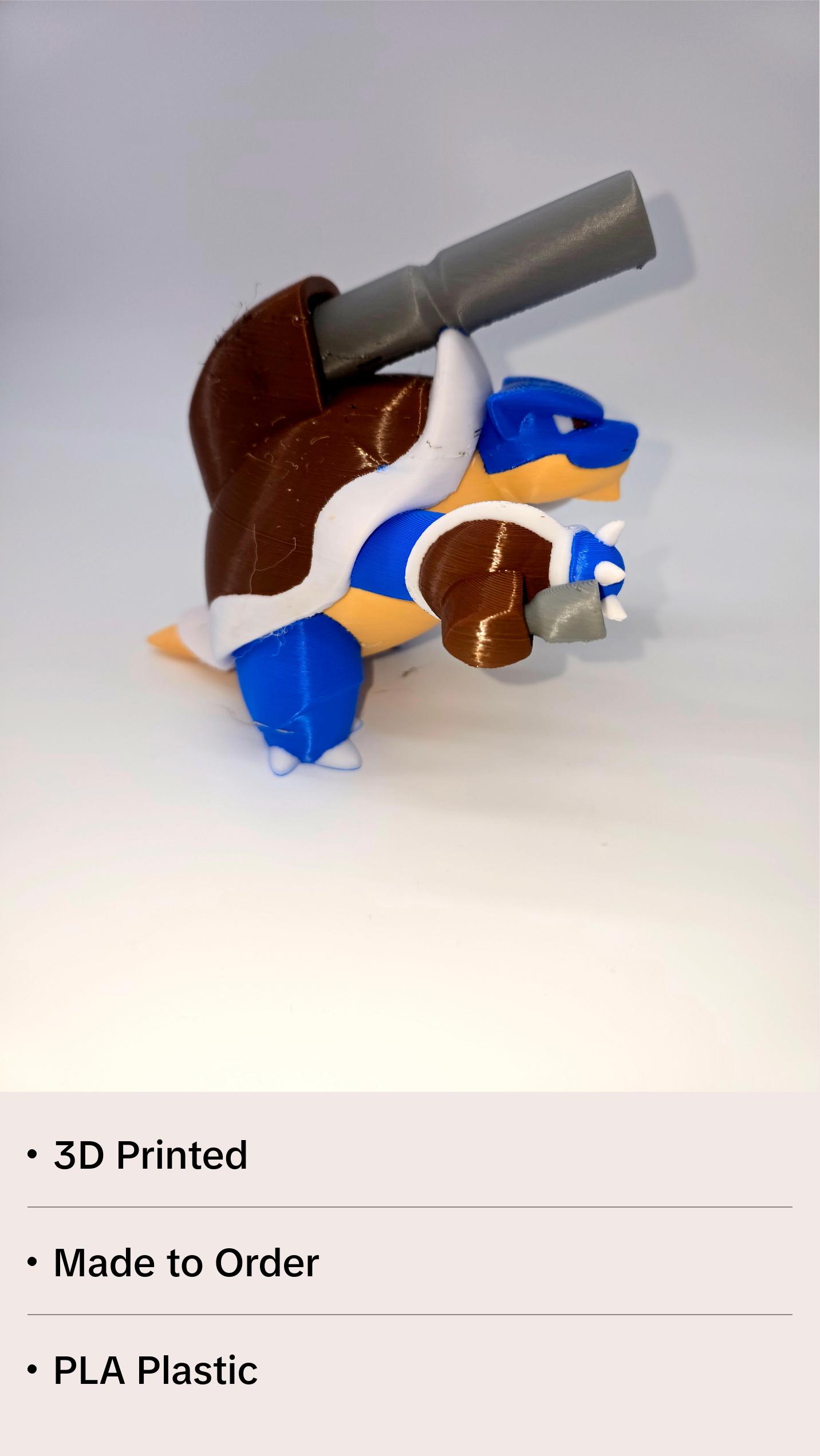 Mega Blastoise 3D Printed
