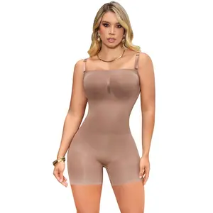 Butt Lifter Seamless Women Bodysuit Girdle | Fajas Reductoras Levanta Cola Colombianas Moldeadoras | Cocoa 652C