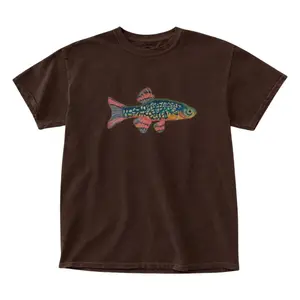 The Colorful Fish Graphic T-Shirt, Vintage Nature Aquarium Shirt, Artistic Marine Life Shirt, Aesthetic Nature Shirt,  Menswear Top, Womenswear Top Underwear Streetwear