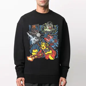 Pokemon Starter x Avenger Shirt, Pokemon Sweatshirt Hoodie, Legend Anime Merch, Super Hero Avenger Outfit, Anime lover sweatshirt hoodie, Gift for him, gift for Friends, Cotton Menswear, Graphic Shirt