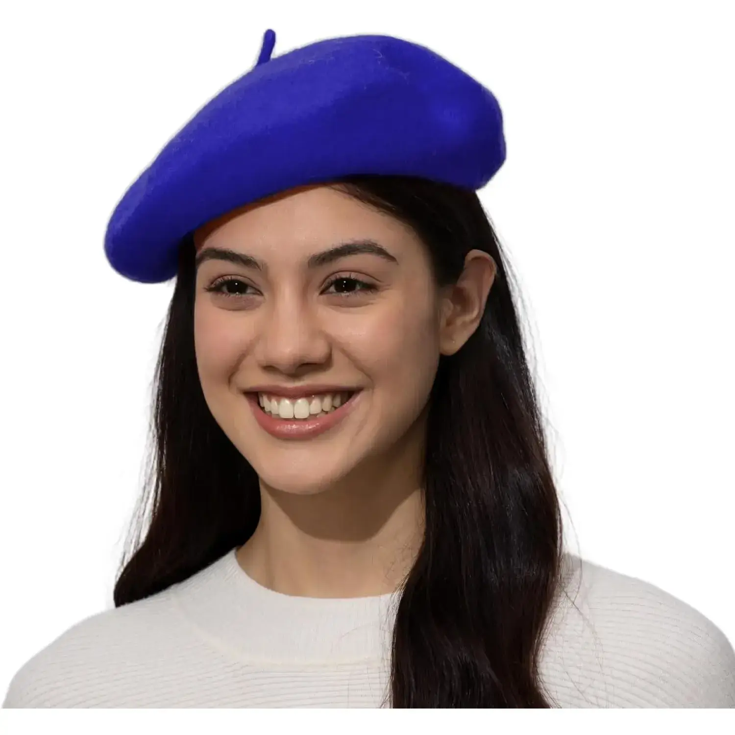 7996 Xl Classic Wool Sapphire Blue Beret Hats For Women Man Painter Hat French Cotton Berets for Women Wool Beret Hat French Beret Cap  main image 3