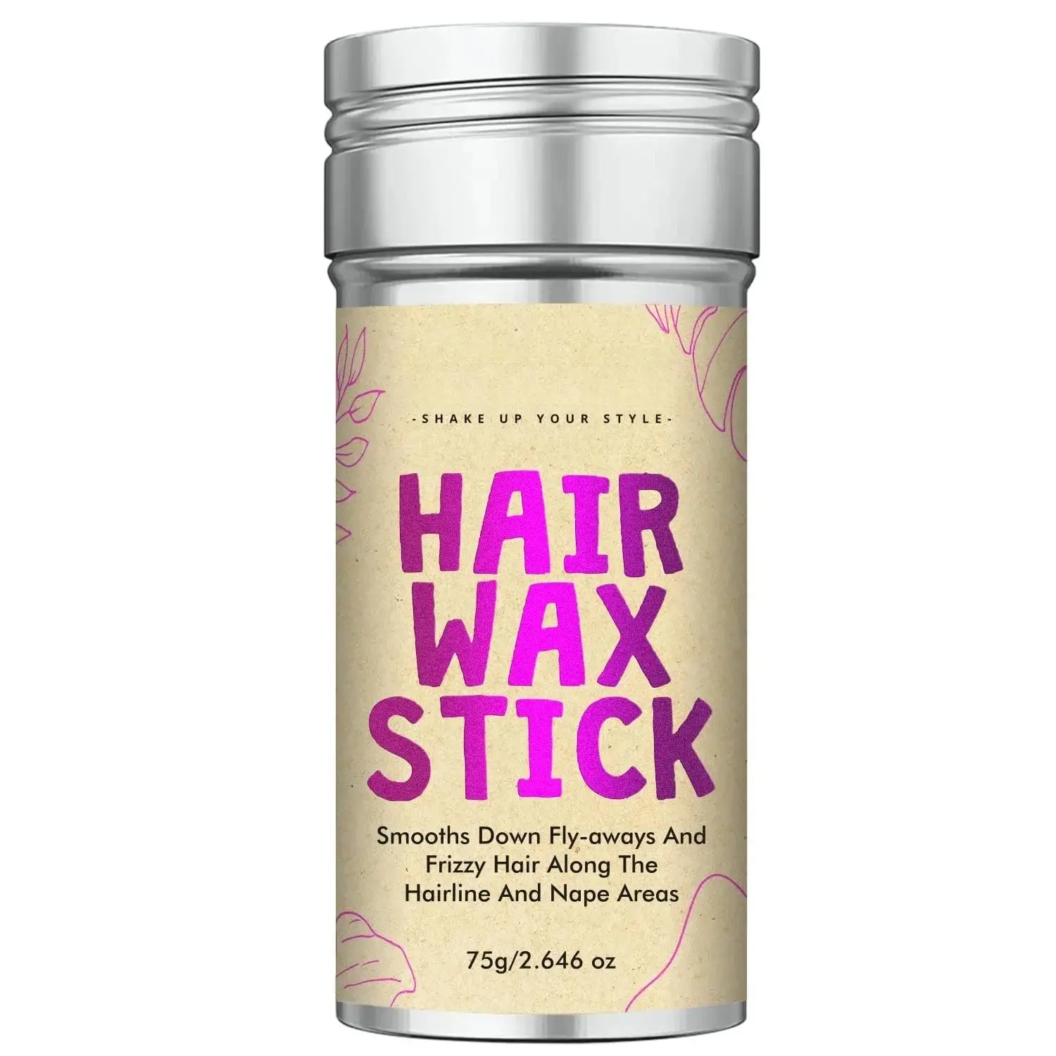 Hair Wax Stick for Flyaway and Frizzy Hair Control, Styling Pomade for Sleek Buns, Smooths Hairline and Nape Areas for Ballet and Figure Skating, Hair Products, Slickback