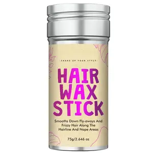 Hair Wax Stick for Flyaway and Frizzy Hair Control, Styling Pomade for Sleek Buns, Smooths Hairline and Nape Areas for Ballet and Figure Skating