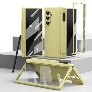 Full Coverage Protective Phone Case with Screen Protector for Samsung Foldable Phones, S Pen Slot, Compatible with Galaxy Z Fold 7 6 5 4 Series