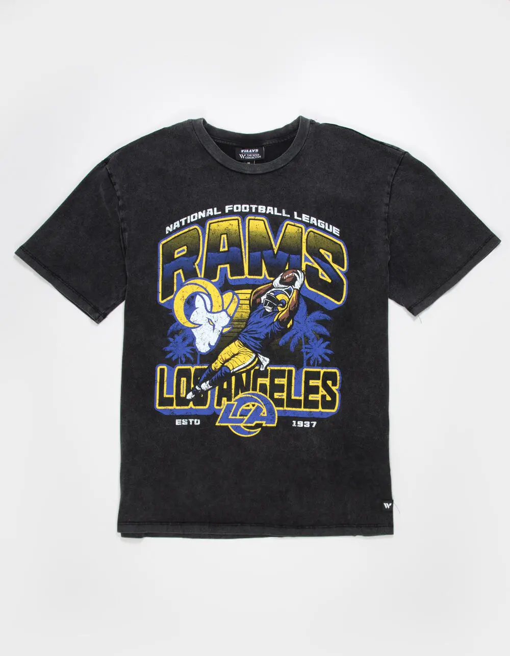 THE WILD COLLECTIVE Los Angeles Rams Player Mens Tee