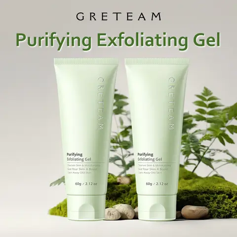 【LT】GreTeam Purifying Exfoliating Gel Moisturizing Cleanses Skin Flower Skincare